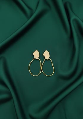 Golden Stainless Earrings Set