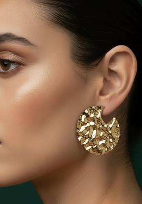 Golden Stainless Earrings Set