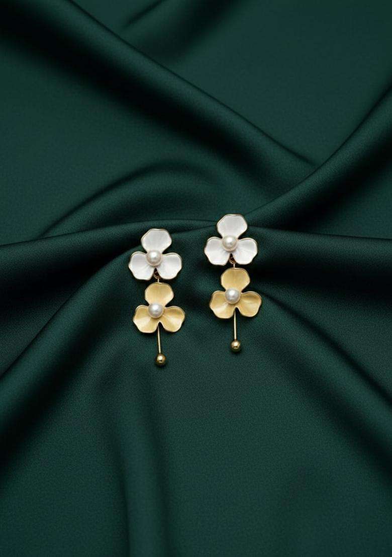 Multicolor Stainless Earrings Set - Indya