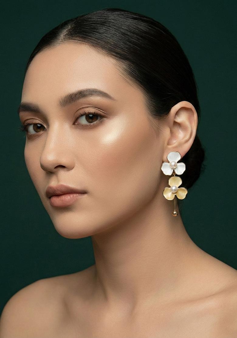 Multicolor Stainless Earrings Set - Indya