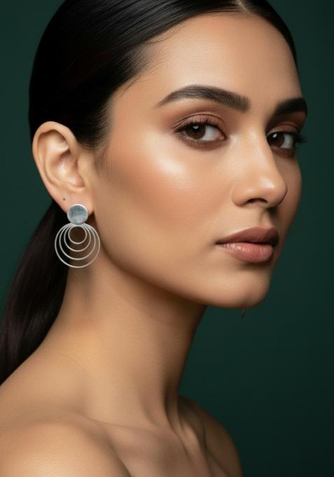 Golden Stainless Earrings Set