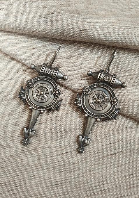 Silver Brass Earrings