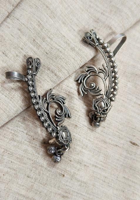 Silver Brass Earrings