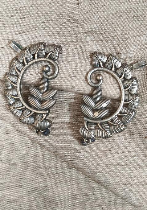 Silver Brass Earrings