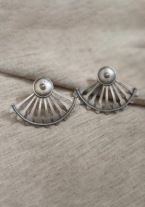 Silver Brass Earrings