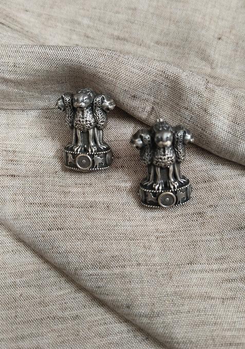 Silver Brass Earrings