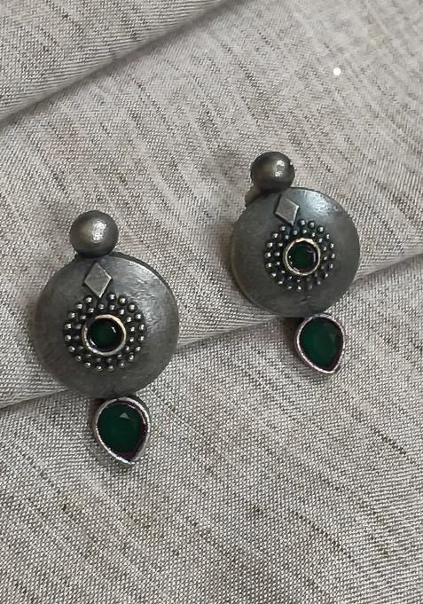 Silver Brass Earrings