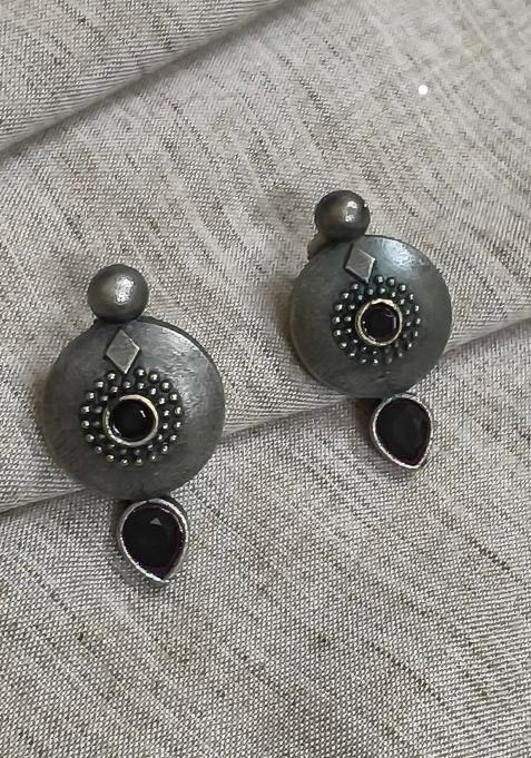 Silver Brass Earrings