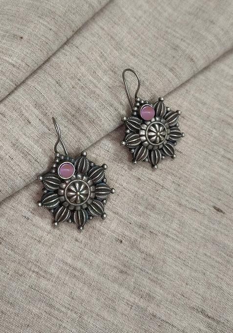 Silver Brass Earrings