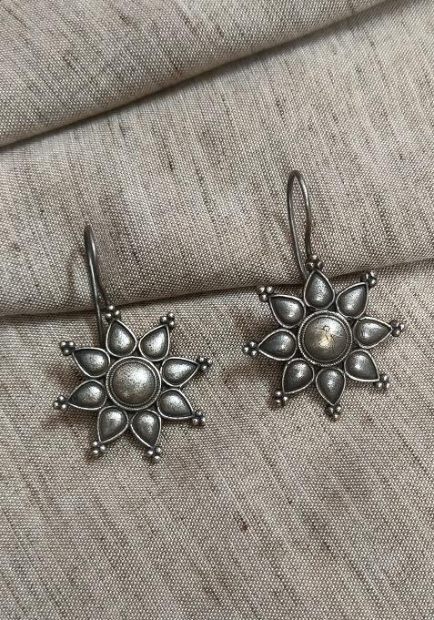 Silver Brass Earrings