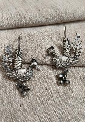 Silver Brass Earrings