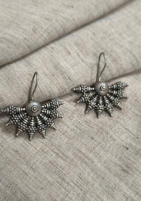 Silver Brass Earrings
