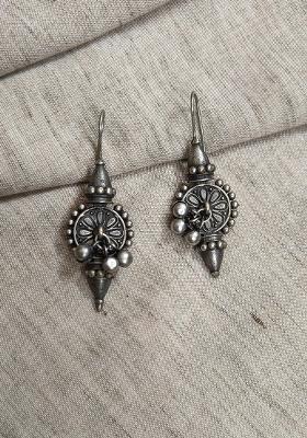 Silver Brass Earrings