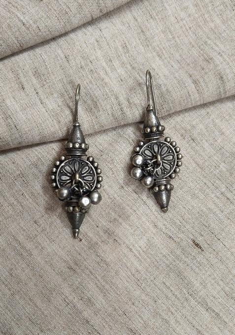 Silver Brass Earrings