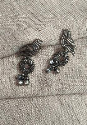 Silver Brass Earrings