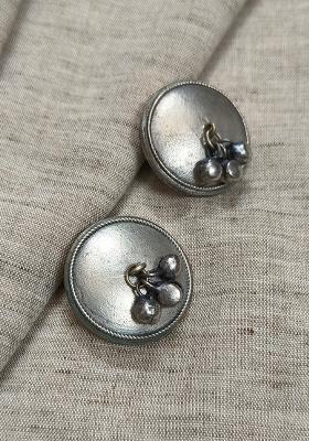 Silver Brass Earrings