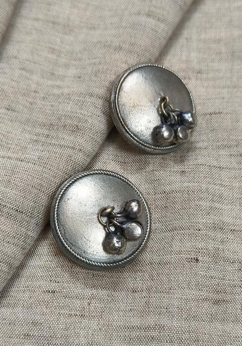 Silver Brass Earrings