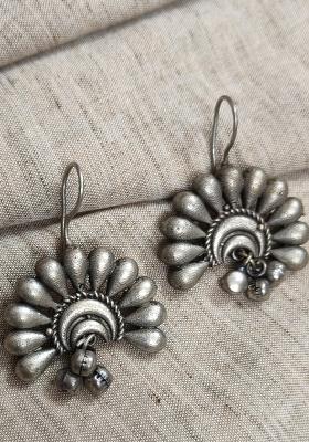 Silver Brass Earrings