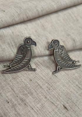 Silver Brass Earrings