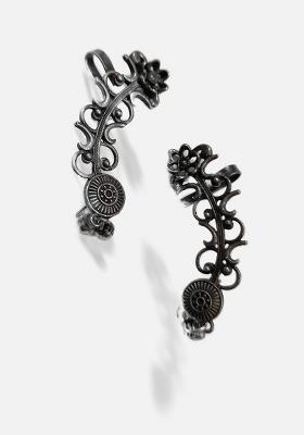 Silver Brass Earrings