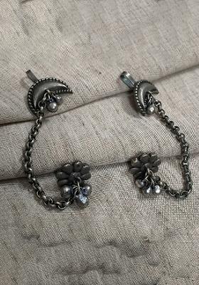 Silver Brass Earrings