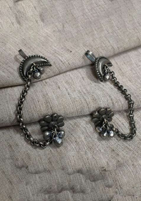 Silver Brass Earrings