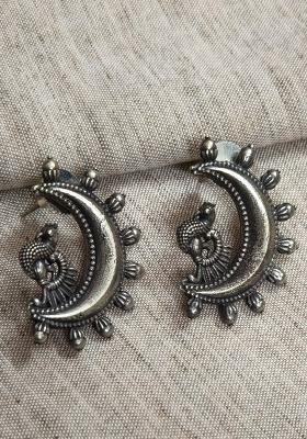 Silver Brass Earrings