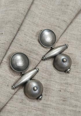 Silver Brass Earrings