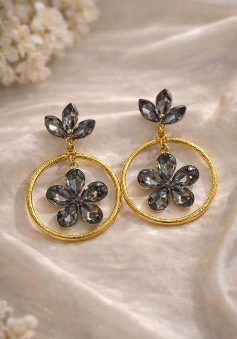 Black Stainless Steel Earrings
