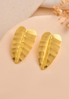 Gold Stainless Steel Earrings