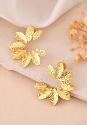 Gold Stainless Steel Earrings