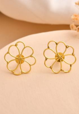 Gold Stainless Steel Earrings