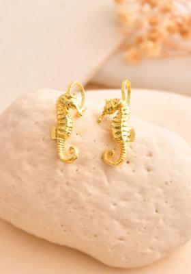 Gold Stainless Steel Earrings