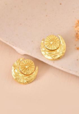 Gold Stainless Steel Earrings