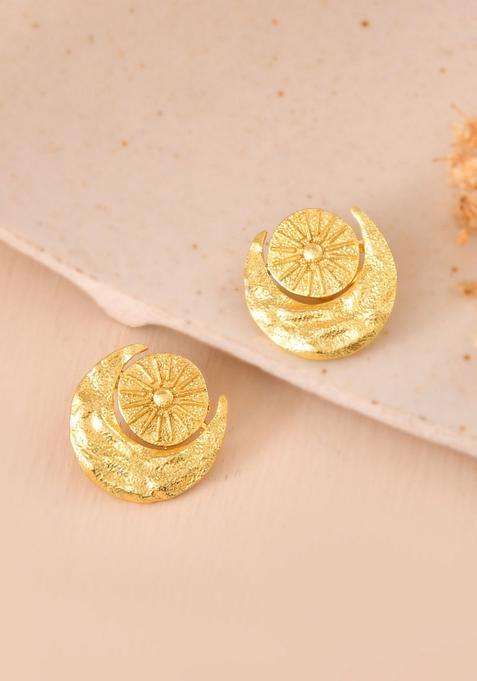 Gold Stainless Steel Earrings