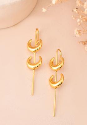 Gold Stainless Steel Earrings