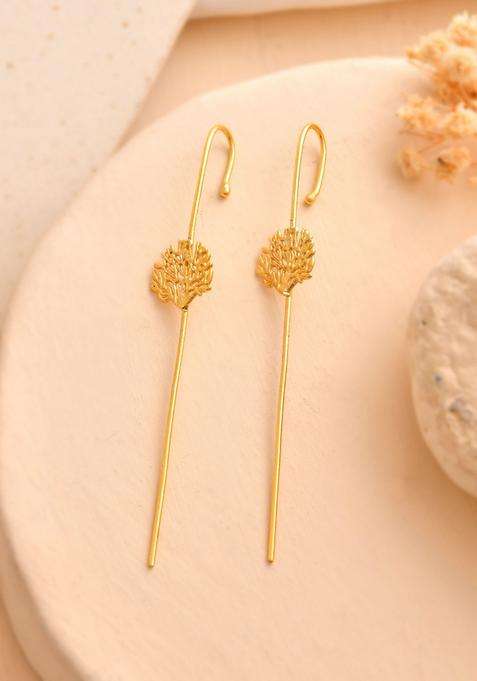 Gold Stainless Steel Earrings