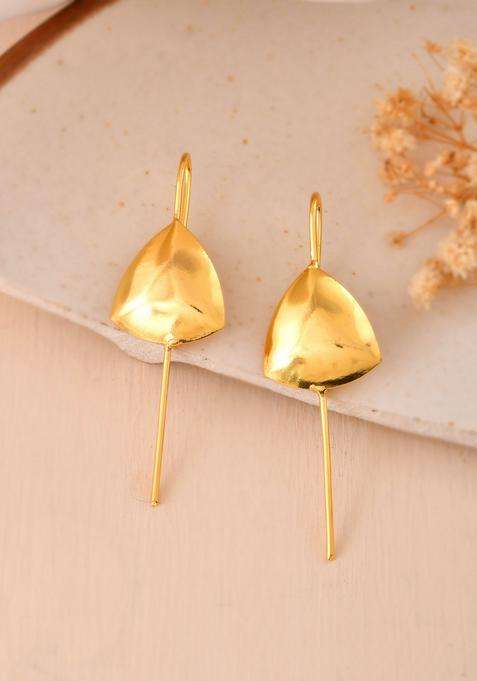 Gold Stainless Steel Earrings