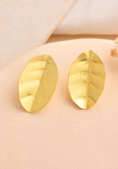 Gold Stainless Steel Earrings