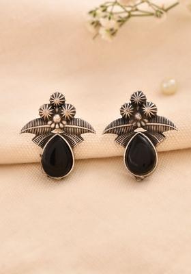 Black Stainless Steel Earrings