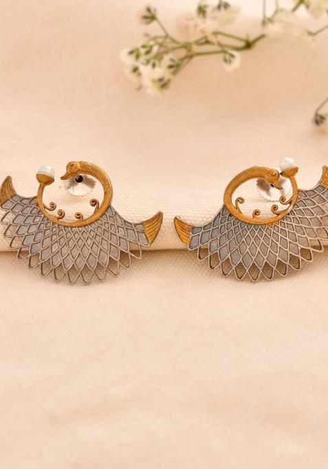 Silver Stainless Steel Earrings