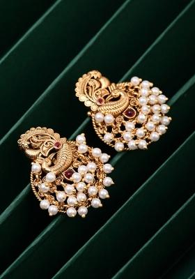 Golden  Zinc Alloy Earring
