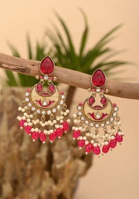 Pink  Zinc Alloy Earring