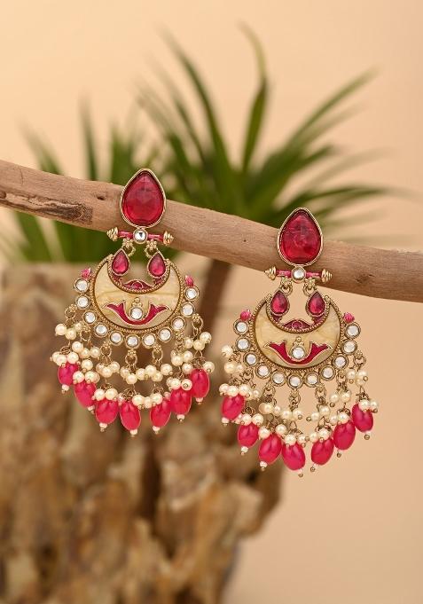 Pink  Zinc Alloy Earring