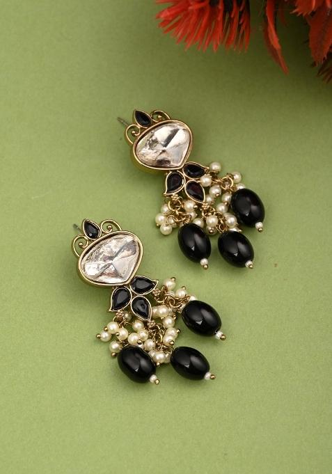 Black  Zinc Alloy Earring