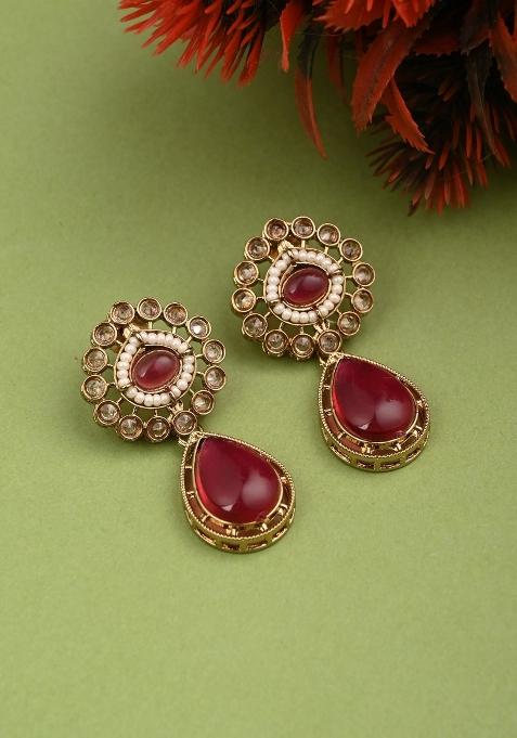 Pink  Zinc Alloy Earring
