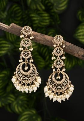 Golden  Zinc Alloy Earring