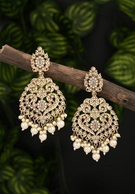Golden  Zinc Alloy Earring