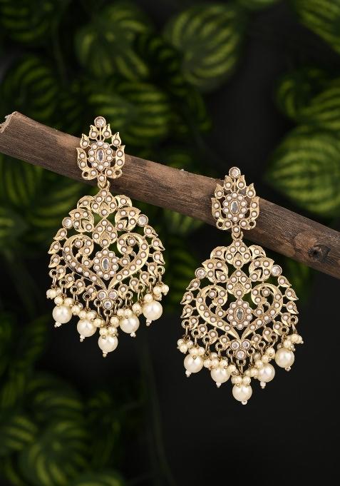 Golden  Zinc Alloy Earring