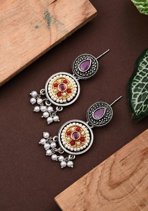 Pink  Zinc Alloy Earring